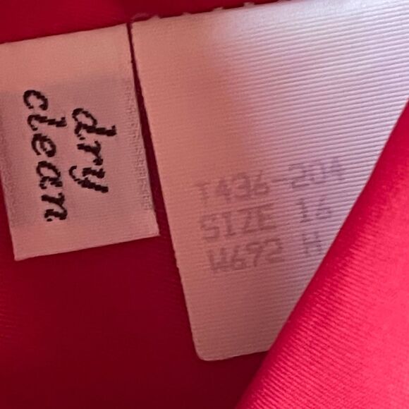 Pendleton Pure Virgin Wool Red Blazer Single Button Classic Professional Jacket - Picture 3 of 4